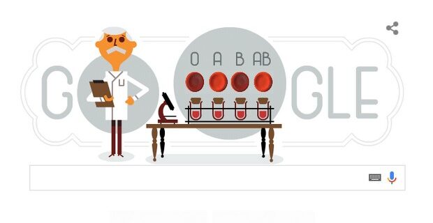 Καρλ Λαντστάινερ: Η Google τιμά τον Νομπελίστα ιατρό για τη συστηματοποίηση των ομάδων αίματος κατά ΑΒΟ
