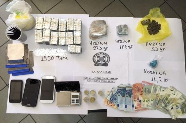 Μεγάλες ποσότητες ναρκωτικών κατασχέθηκαν μετά από νέα έφοδο σε καταυλισμό ρομά στην Χαλκίδα