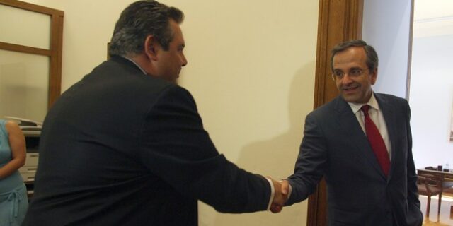 ΑΝΕΛ κατά Σαμαρά: Ο τέως πρωθυπουργός είχε τζογάρει στην πολιτική αποσταθεροποίηση