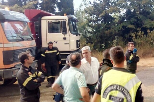 Εύβοια: Στις περιοχές που πλήττονται από την πυρκαγιά βρέθηκε ο Κεδίκογλου