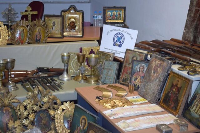 Αντικέρ συνελήφθη στη Θεσσαλονίκη για αρχαιοκαπηλία με πλήθος από βυζαντινές εικόνες