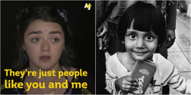 Λέσβος: Η Arya του Game of Thrones στέλνει μήνυμα για τον πραγματικό ‘χειμώνα’ του κόσμου μας