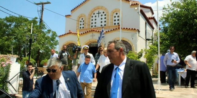 Ο Πάνος Καμμένος βάφτισε το γιο του αδικοχαμένου υποπλοίαρχου Κ.Πανανά