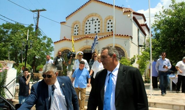 Ο Πάνος Καμμένος βάφτισε το γιο του αδικοχαμένου υποπλοίαρχου Κ.Πανανά