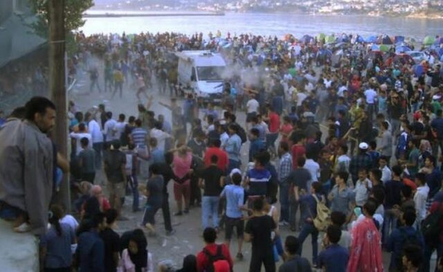 Παράτυποι μετανάστες κυνήγησαν αστυνομικούς στη Λέρο