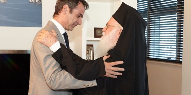 Συνάντηση Μητσοτάκη με τον Αλβανίας Αναστάσιο