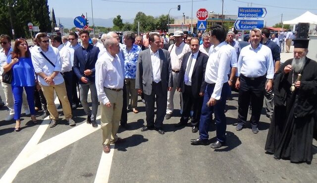 Στην κυκλοφορία ο ανισόπεδος κόμβος Μεγαλόπολης. Προς ολοκλήρωση ο ‘Μορέας’