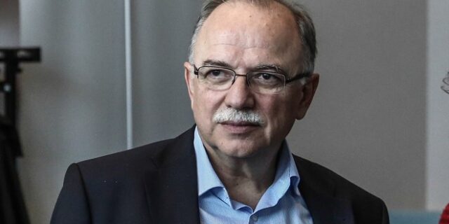 Παπαδημούλης: Χρειάζεται κυβέρνηση με πρόσωπα πέραν των κομμάτων που τη στηρίζουν