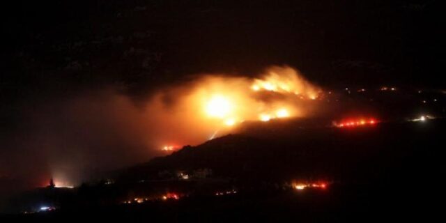 Πυρκαγιά ξέσπασε αργά το βράδυ στον Προφήτη Ηλία στην Πάτρα