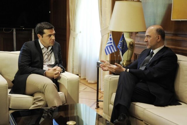 Μοσχοβισί σε Τσίπρα: Ήρθα να δώσω μήνυμα εμπιστοσύνης