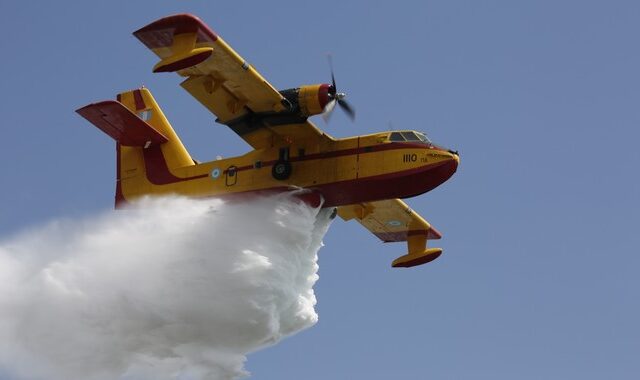 Υπό έλεγχο η φωτιά στην Αγία Άννα Ευβοίας