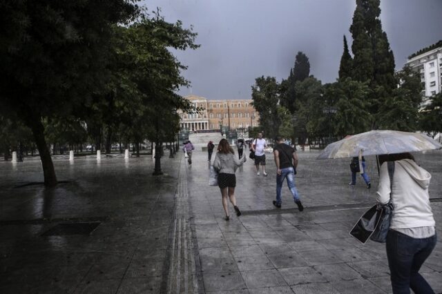 Πτώση της θερμοκρασίας και καταιγίδες