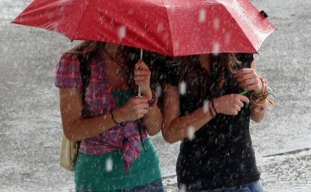 Βροχές και πτώση της θερμοκρασίας