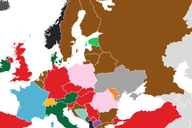 Χάρτης: Τι εξάγει περισσότερο η κάθε χώρα της Ευρώπης;