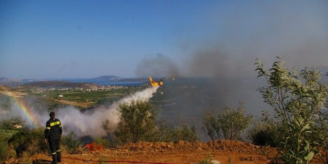 Δέκαδες τα μέτωπα της πυρκαγιάς σε όλη την Ελλάδα