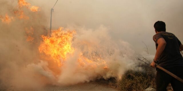 Εύβοια: Βρέθηκε απανθρακωμένο άτομο κατά τη διάρκεια κατάσβεσης δασικής πυρκαγιάς