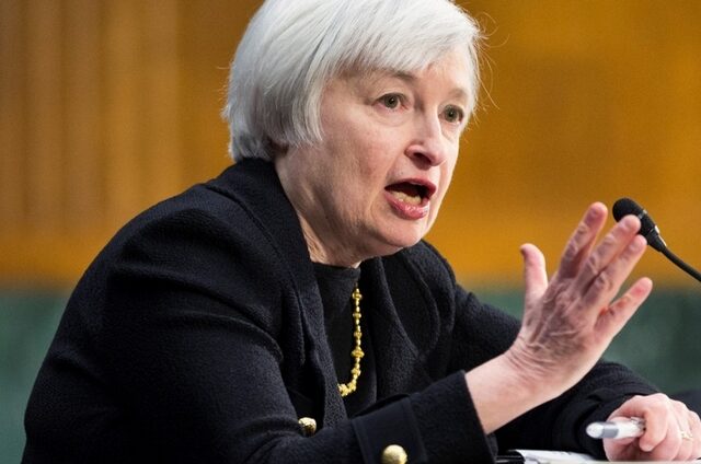 Αύξηση των επιτοκίων βλέπει η πρόεδρος της FED