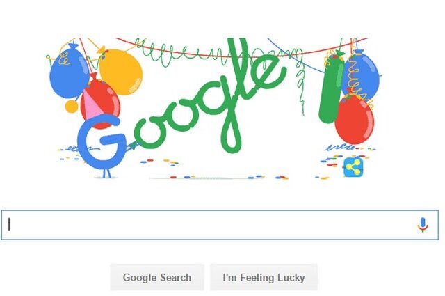H Google κλείνει τα 18 και το γιορτάζει μ’ ένα doodle
