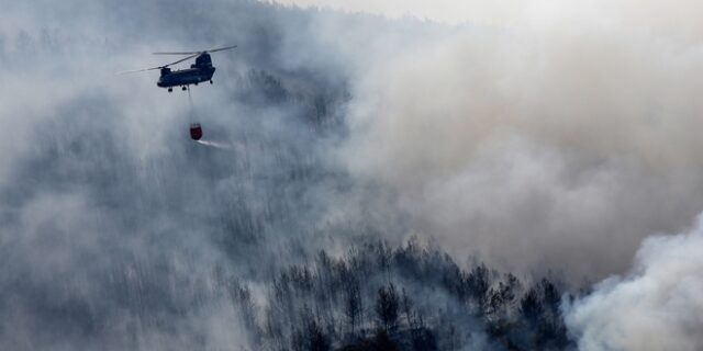 Σε ύφεση πλέον όλα τα πύρινα μέτωπα στην Θάσο