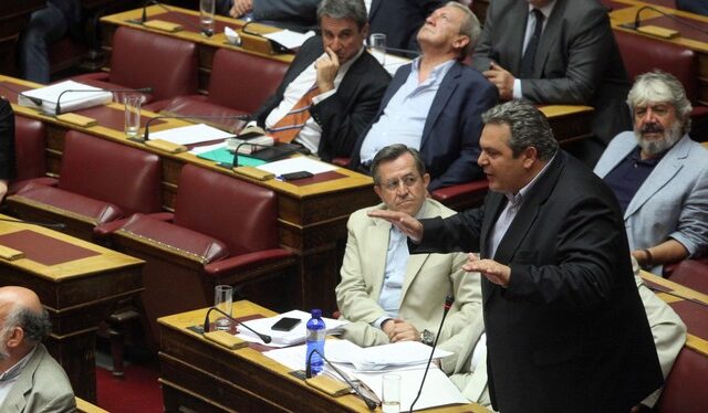 Απορρίφθηκαν τα αιτήματα άρσης ασυλίας Π. Καμμένου – Δ. Δημητριάδη