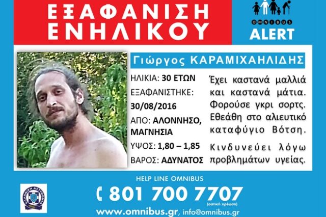 Θρίλερ με εξαφάνιση 30χρονου στην Αλόννησο