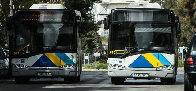 Χωρίς λεωφορεία την Πέμπτη η Αττική