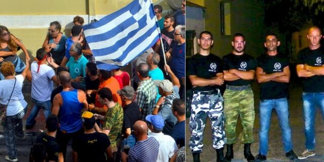 Λέσβος: Η στιγμή της επίθεσης των χρυσαυγιτών σε γυναίκες