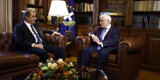 Συνάντηση Παυλόπουλου-Συλλούρη στο Προεδρικό