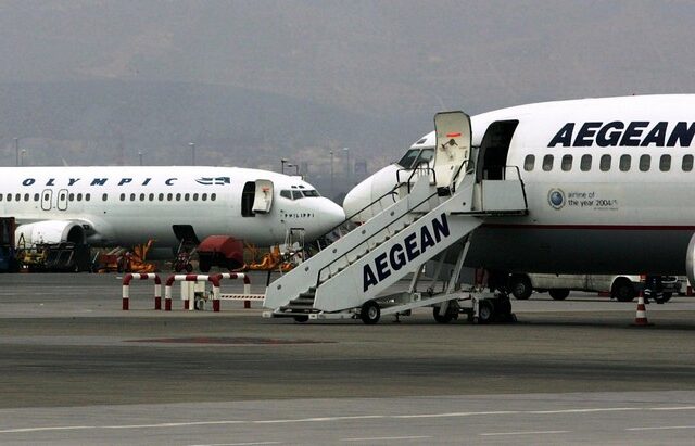 Ακυρώνονται όλες οι πτήσεις της AEGEAN και της Olympic Air
