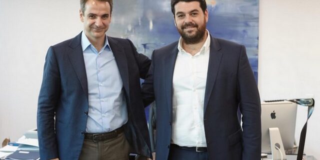 Με τον νέο πρόεδρο της ΟΝΝΕΔ συναντήθηκε ο Κυριάκος Μητσοτάκης
