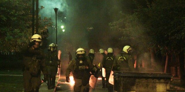 Επεισόδια κατά τη διάρκεια της νύχτας στα Εξάρχεια