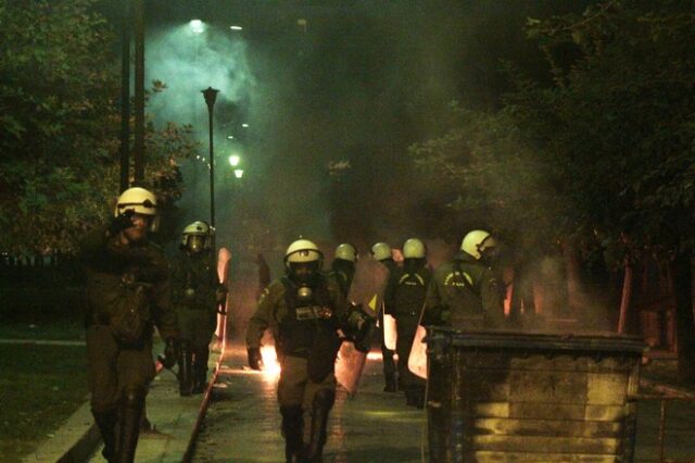 Επεισόδια κατά τη διάρκεια της νύχτας στα Εξάρχεια