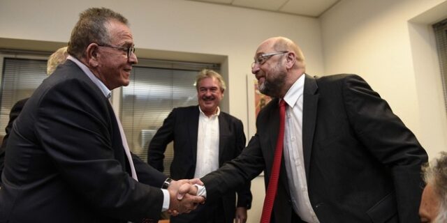 Μουζάλας σε Σουλτς: Θέλουμε ενεργό συμμετοχή της ευρωβουλής στο προσφυγικό