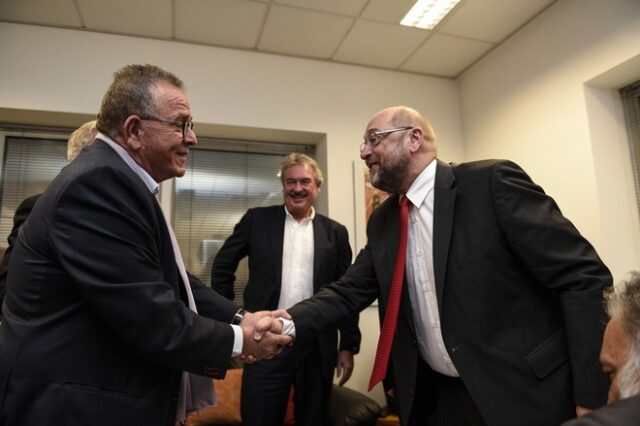 Μουζάλας σε Σουλτς: Θέλουμε ενεργό συμμετοχή της ευρωβουλής στο προσφυγικό