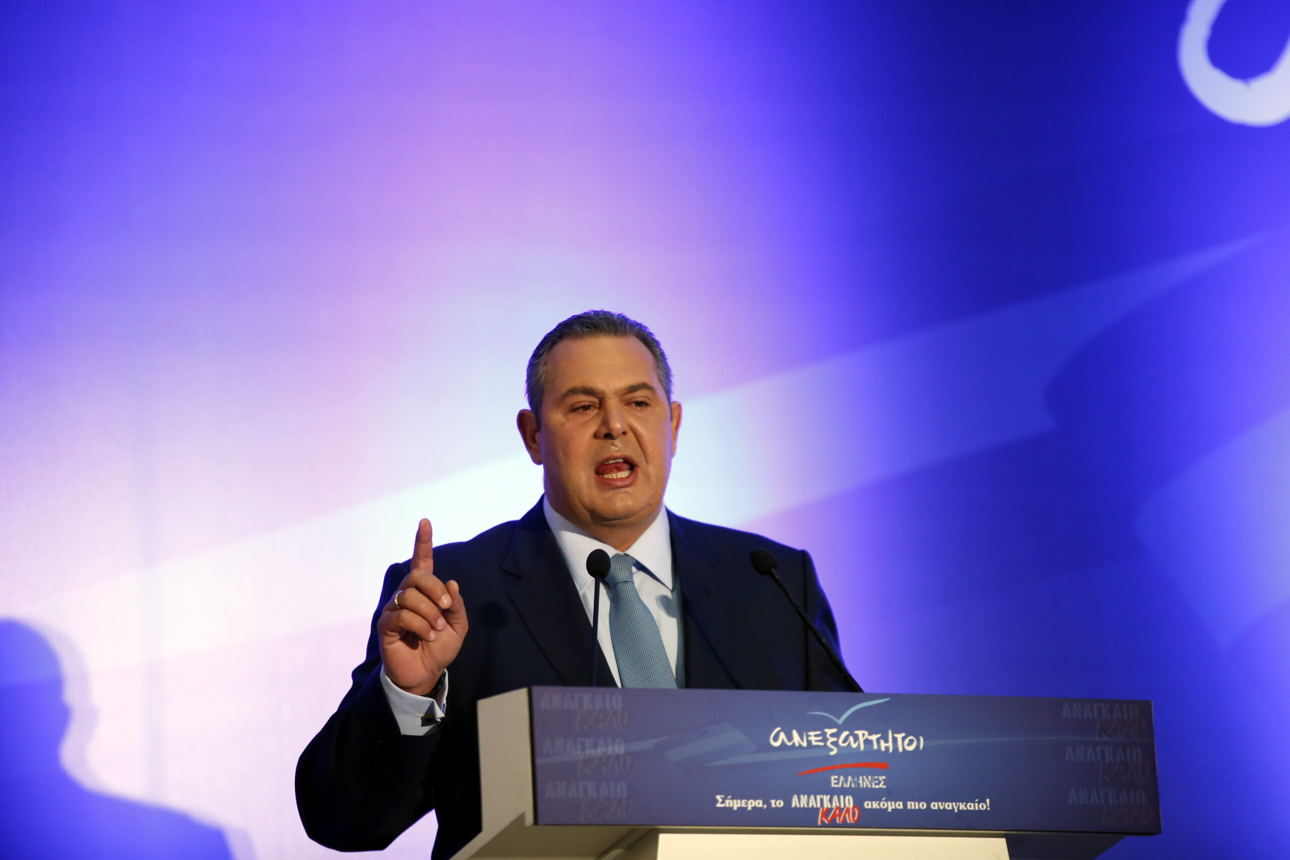 Επανεξελέγη πρόεδρος των ΑΝΕΛ ο Πάνος Καμμένος