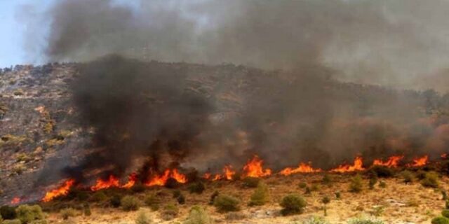 Ένας νεκρός σε φωτιά σε χωράφι στο Κορωπί
