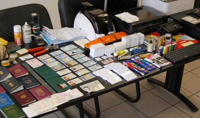 Έστησαν εργαστήριο πλαστών εγγράφων μετά την εξάρθρωσή τους