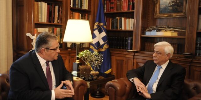 Με τον Προκόπη Παυλόπουλο συναντήθηκε ο Δημήτρης Κουτσούμπας