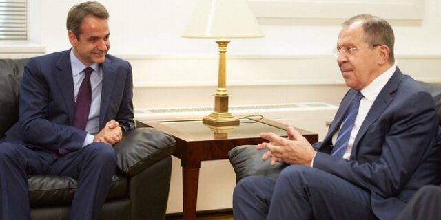 Συνάντηση Μητσοτάκη – Λαβρόφ