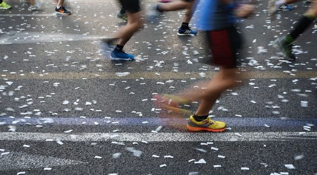 Τα τελευταία μέτρα του Μαραθώνιου