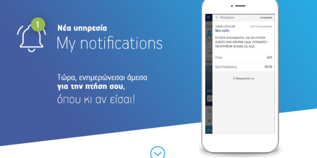 Νέα υπηρεσία ‘My Notifications’