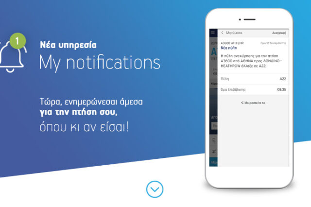 Νέα υπηρεσία ‘My Notifications’