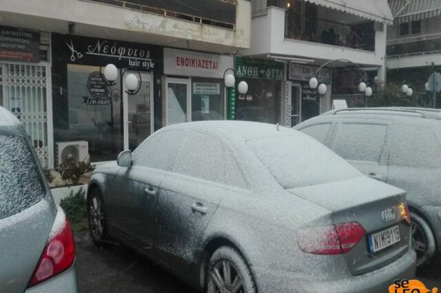 Έπεσαν τα πρώτα χιόνια