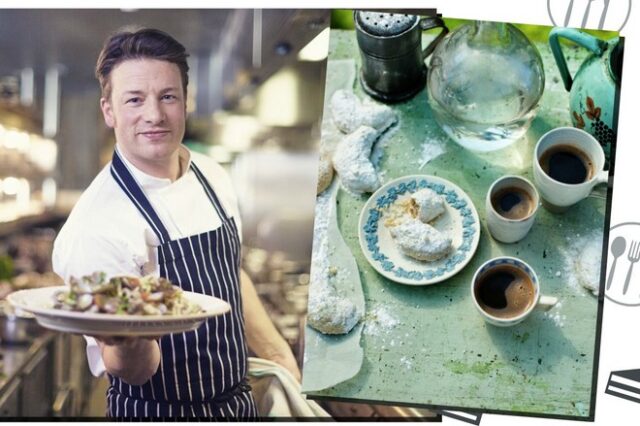Ο Jamie Oliver παρουσίασε τον κουραμπιέ ως πασχαλινό γλυκό