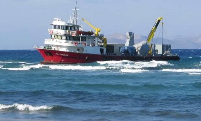 Τουρκικό πλοίο προσάραξε στην Κω. Οι καιρικές συνθήκες δεν επιτρέπουν παροχή βοήθειας