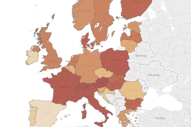 Χάρτης: Η άνοδος της ακροδεξιάς στην Ευρώπη