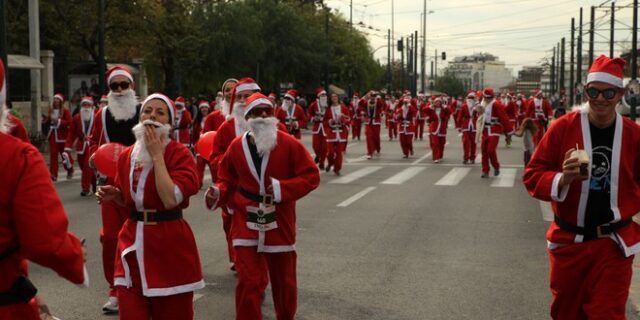 Κλειστοί δρόμοι σήμερα στην Αθήνα λόγω του Santa Run