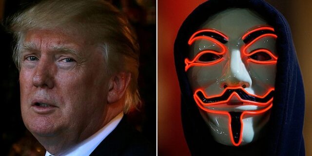 Οι Anonymous απειλούν τον Τραμπ: Έχεις μπλεχτεί στα σκ@τ@. Θα μετανιώσεις τα επόμενα 4 χρόνια