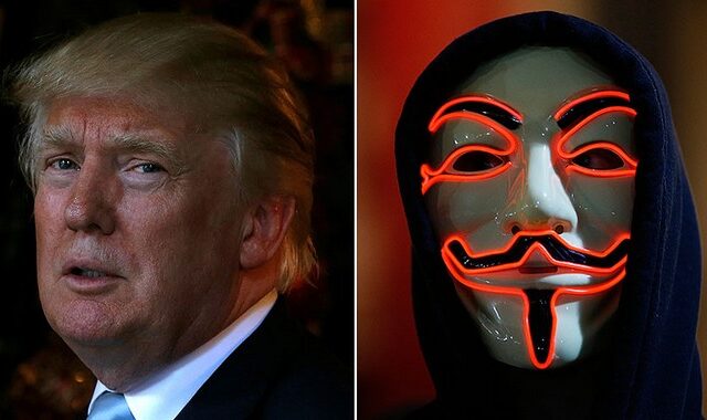 Οι Anonymous απειλούν τον Τραμπ: Έχεις μπλεχτεί στα σκ@τ@. Θα μετανιώσεις τα επόμενα 4 χρόνια