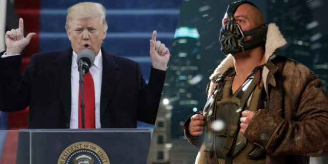 Βίντεο: Όταν ο Τραμπ αντέγραψε τον κακό Bane του Batman